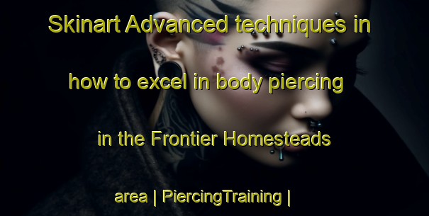 Skinart Advanced techniques in how to excel in body piercing in the Frontier Homesteads area | PiercingTraining | PiercingClasses | SkinartTraining-United States